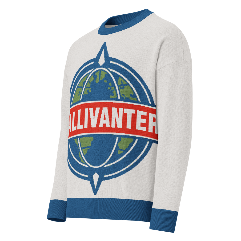 Gallivanter knitted crew neck sweater